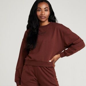 Oner Active Chocolate Sweatshirt Cropped size S